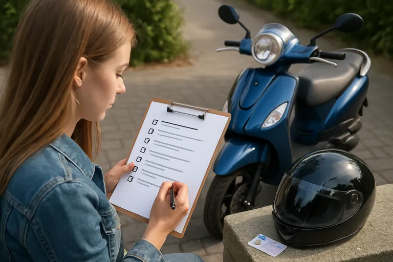 Welke stappen zet je voor je scooterrijbewijs?